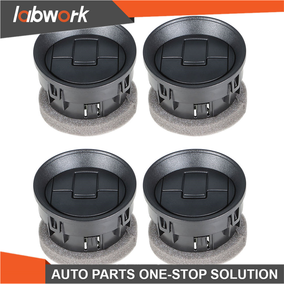 Labwork 4 Air Vent Louvre AC Heater For Ford F150 2009-2014 Dashboard Louvers