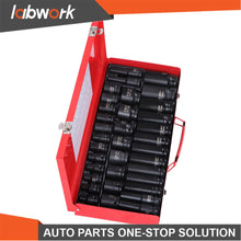 Load image into Gallery viewer, 1/2" Inch Deep Impact Socket Set Drive 8-32mm Metric Garage Sae With Case 35pcs