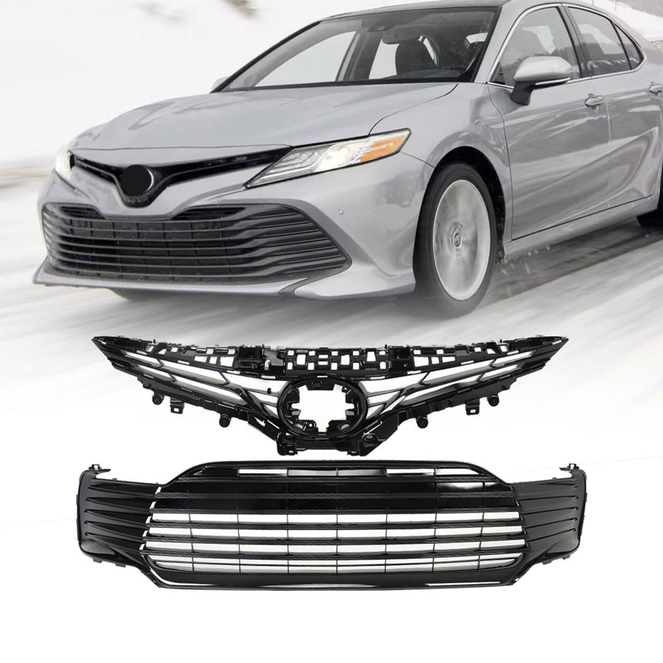 Labwork Front Upper Lower Grille Fit For 2021-2022 Toyota Camry LE XLE