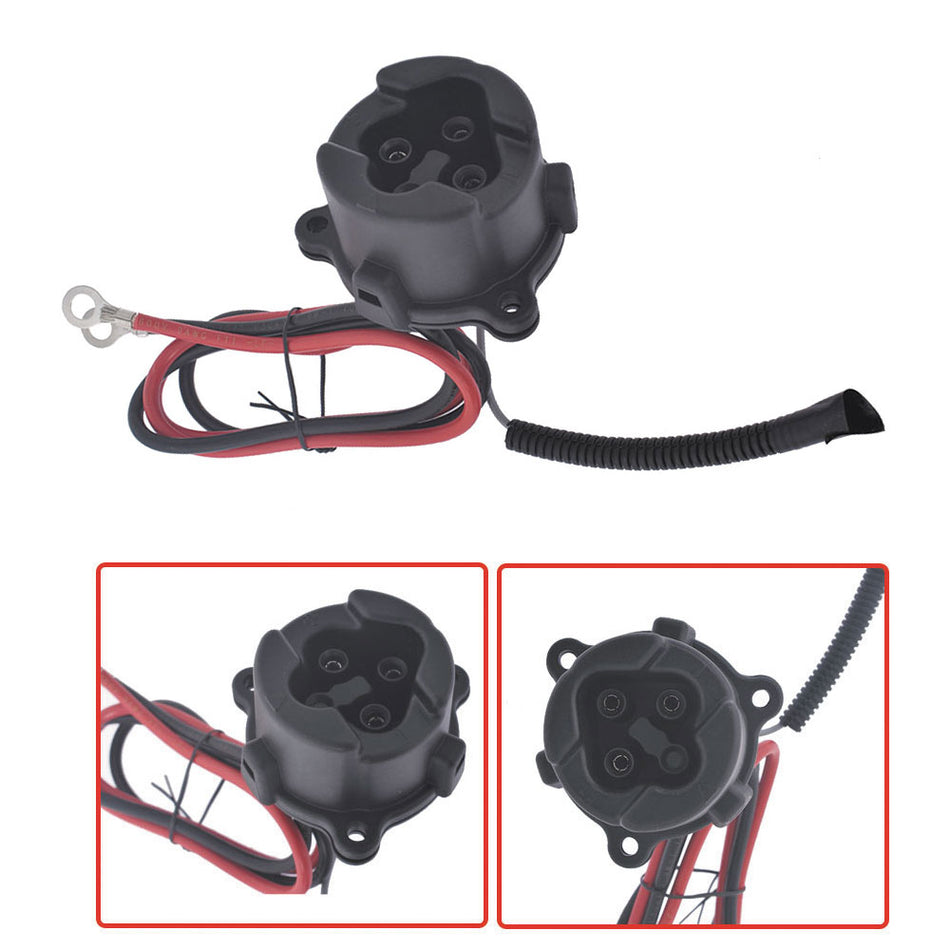 48V MAC DC Charger Plug Powerwise Receptacle for Yamaha Electric G29 2011-2017