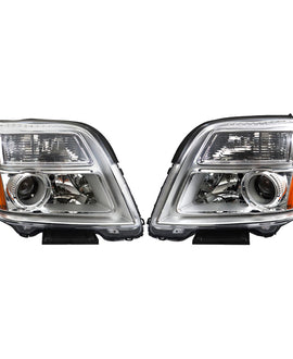 Labwork Left&Right Headlight For 2010-2015 GMC Terrain SL/SLT/SLE Chrome Halogen