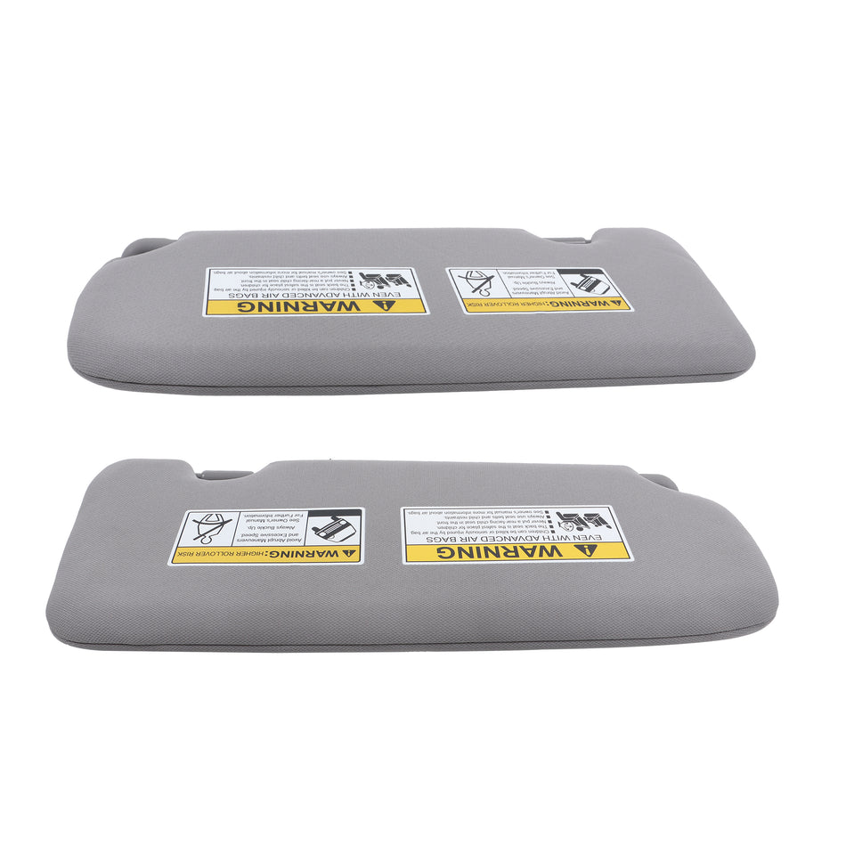 Labwork Left & Right Sun Visor Gray W/Lights Mirror For 2017-2022 Honda CR-V