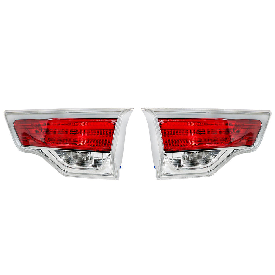 Labwork Left+Right Side Inner Tail Lights Brake Lamp For Toyota Highlander 14-16