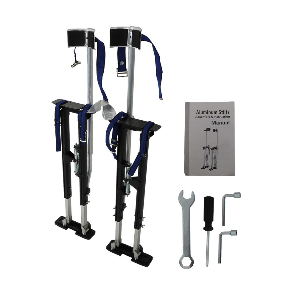Adjustable Aluminum Alloy Stilts 36" - 48" For Walking Taping Finishing Tool New