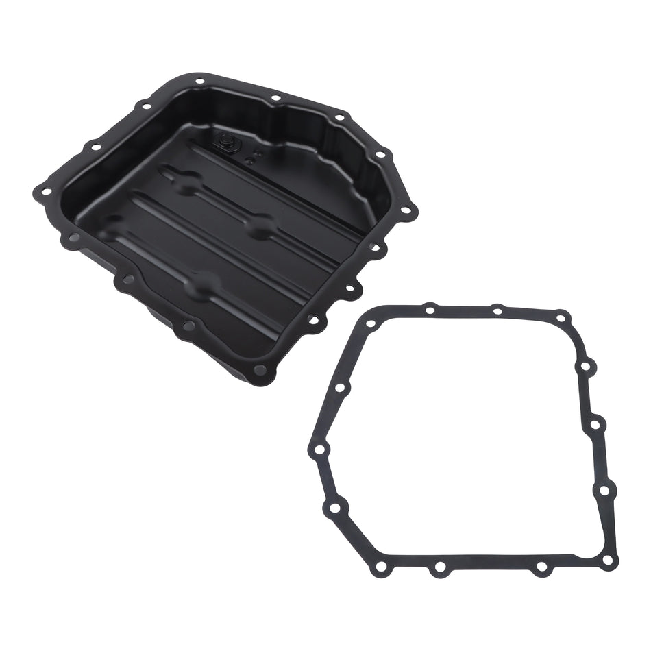 Transmission Oil Pan with Drain Plug Gasket Replacement for 200 2011-2014 40TES Trans Replacement for 265-801