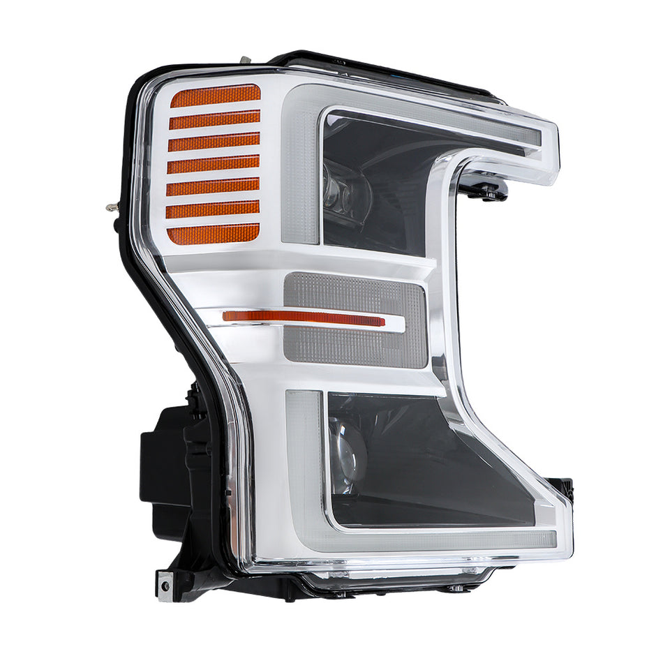 Labwork Right Full LED Headlight For 2020-2022 Ford F250 SuperDuty Chrome Trim