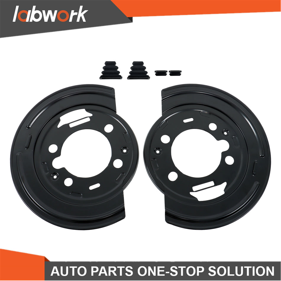 Labwork Rear Brake Dust Shield 1 Pair For Select Chevrolet/GMC/Hummer Models