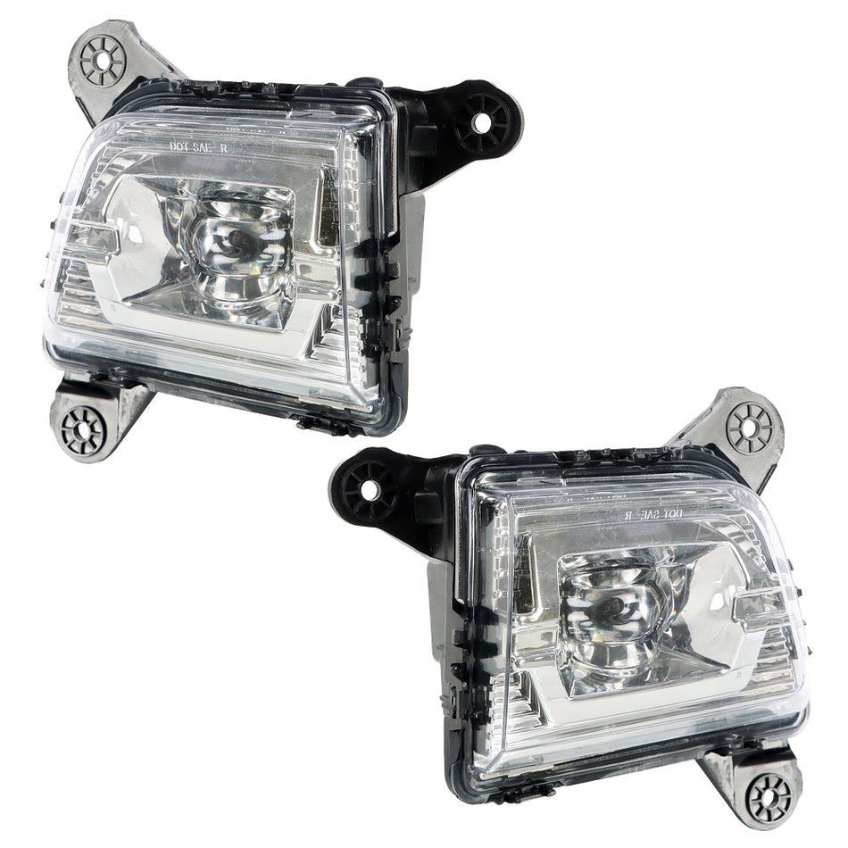 For Chevy silverado 2019 2020 1500w/Lamps+Switch LED Fog Lights Left+Right Side