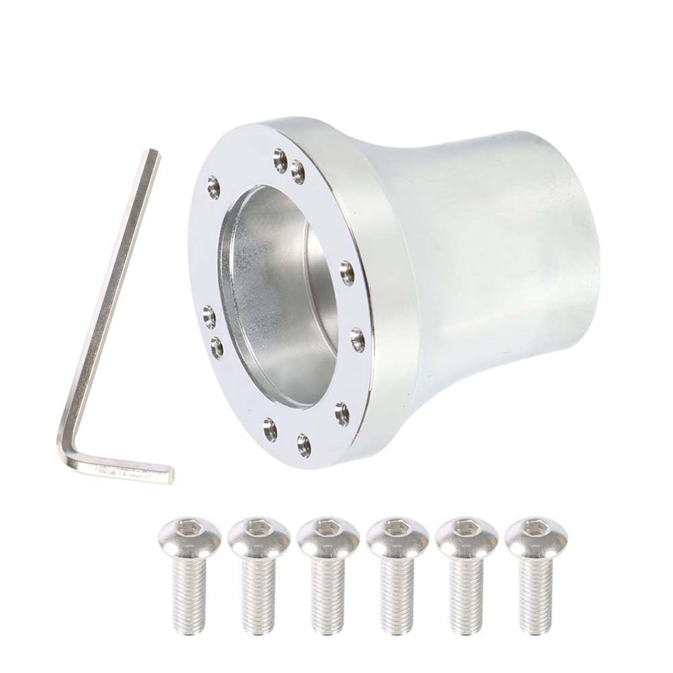 1985-Up For Club Car DS Golf Cart Chrome Steering Wheel Hub Adapter 5Hole 6Hole
