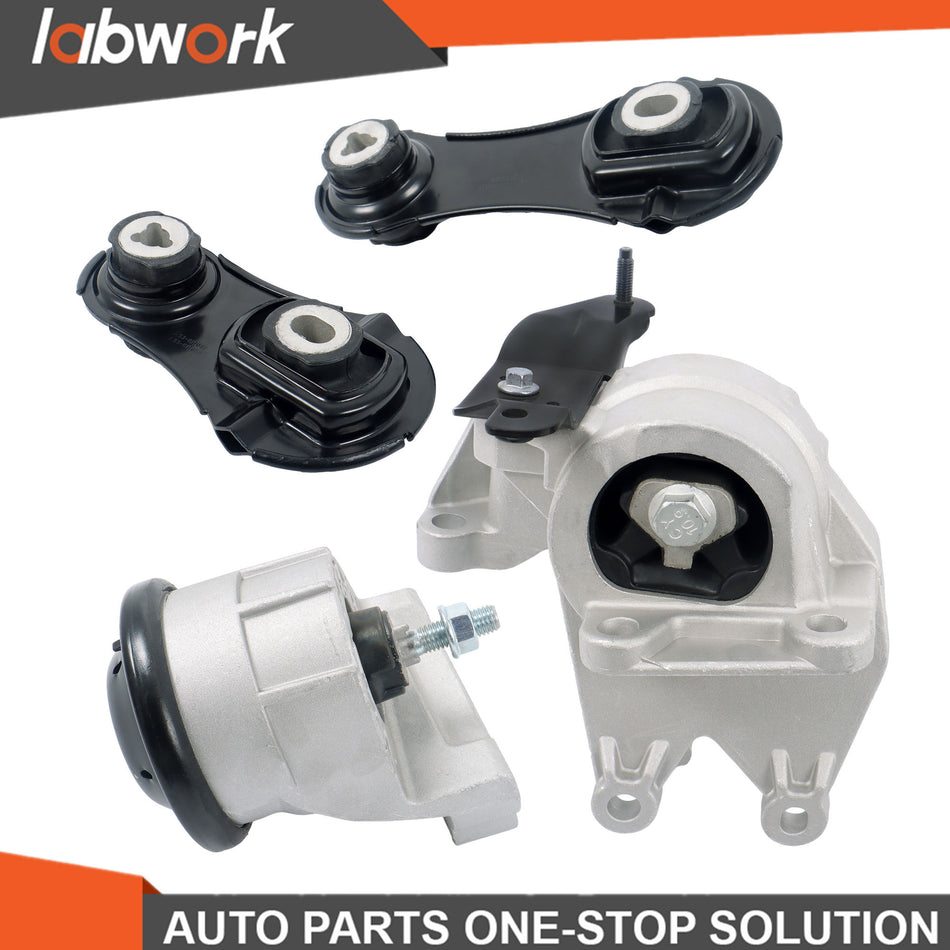 Labwork Engine Mount Transmission Torque Strut Mount 4x For Ford Explorer 13-17