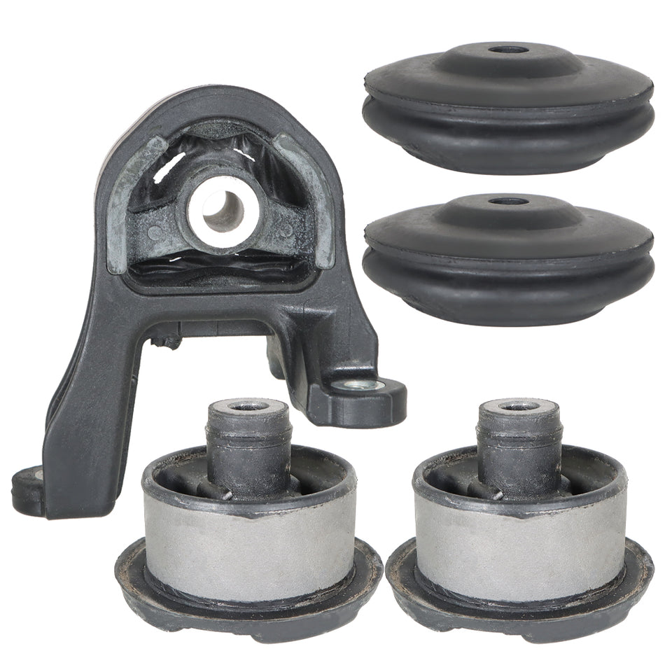 Rear Differential Arm Mounting Bushing + Top Set Support Set For 2000-2012 Honda Civic CR-V Edix Odyssey Stream