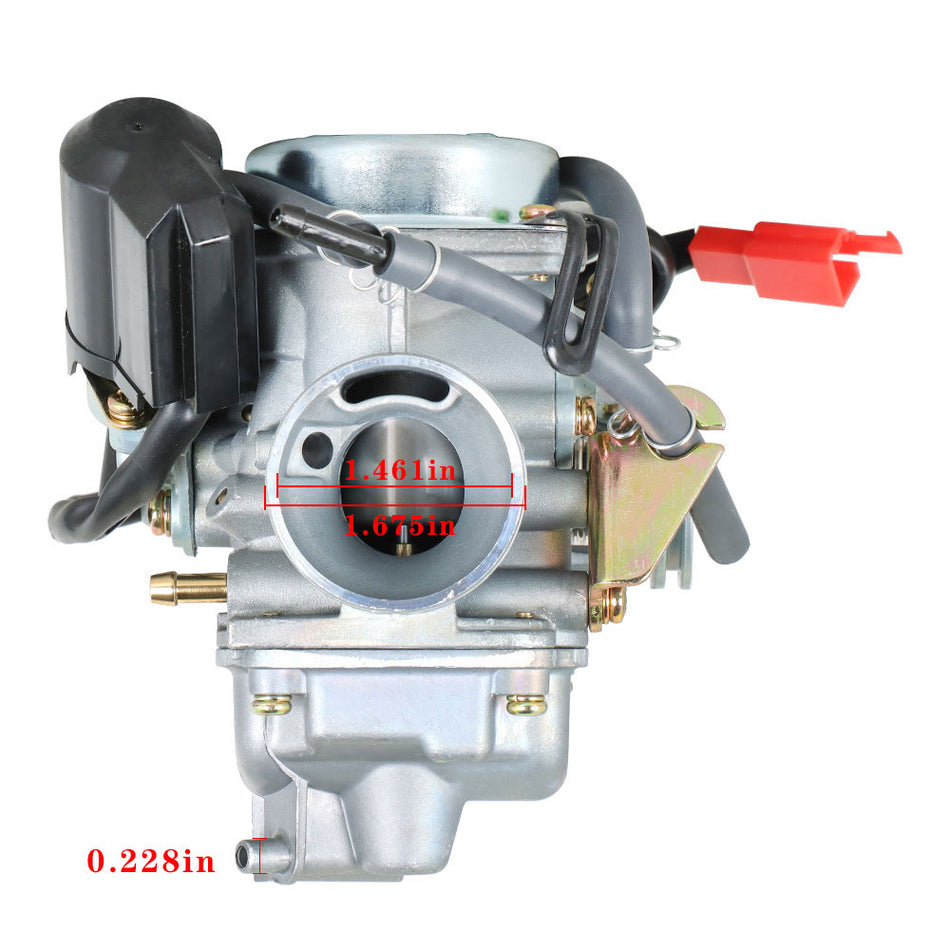 24mm Carburetor Air Filter For 150cc ATV Go Kart Scooter Kazuma Taotao SunL New