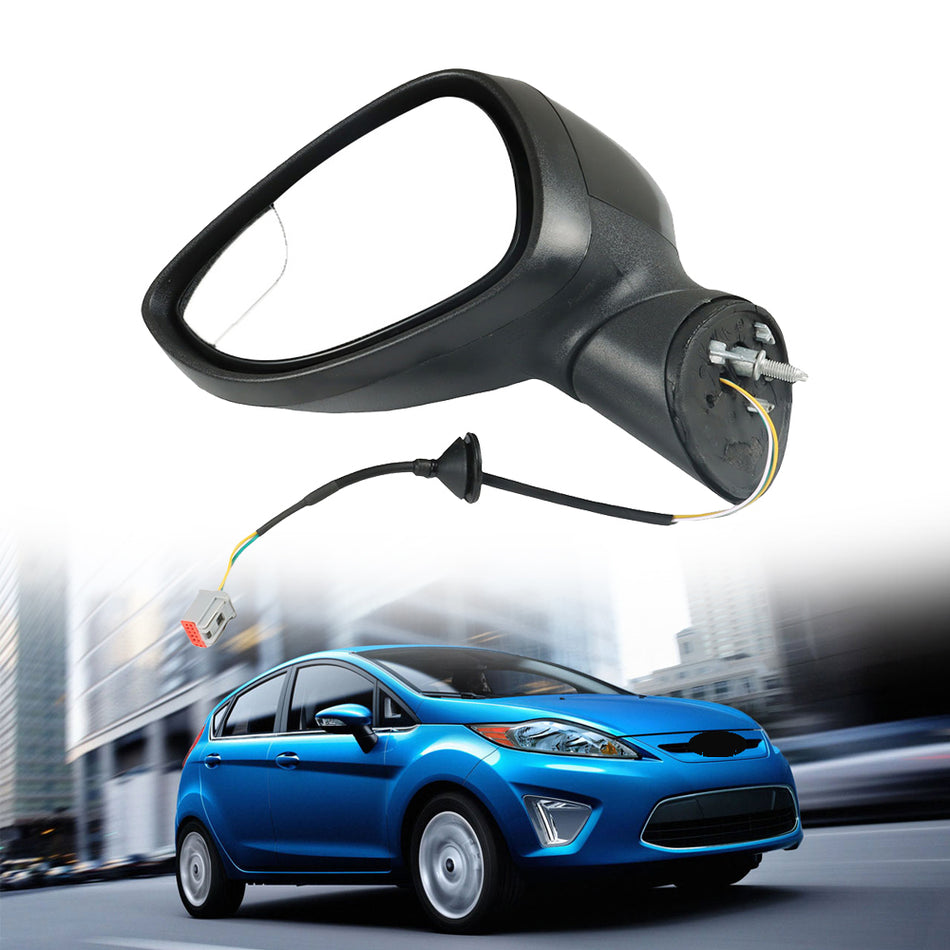 Labwork Door Mirror W Power Spotter For 2011-2019 Ford Fiesta Left Side