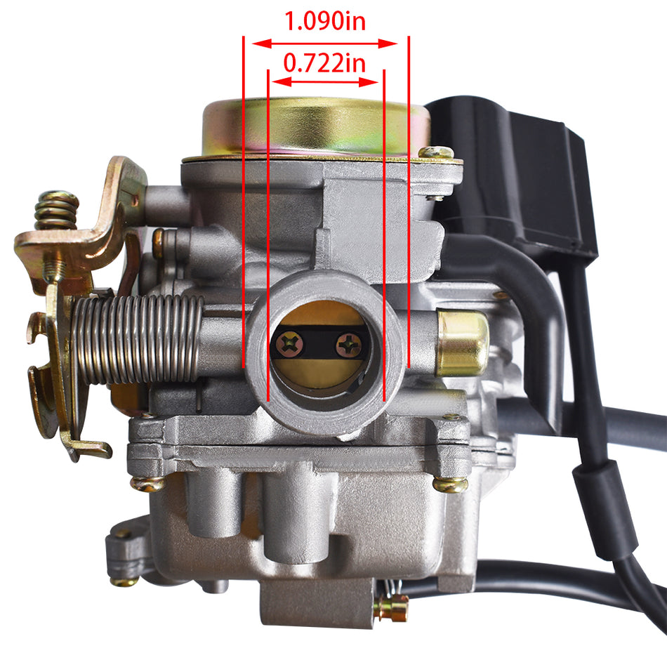 GY6 50cc 100cc 19mm Big Bore  Carb Carburetor 139QMB 139QMA Scooter Moped ATV