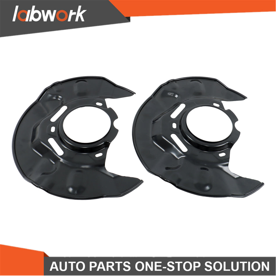 Labwork Front Brake Dust Shield - 1 Pair 05-10 For Select Scion / Toyota Models