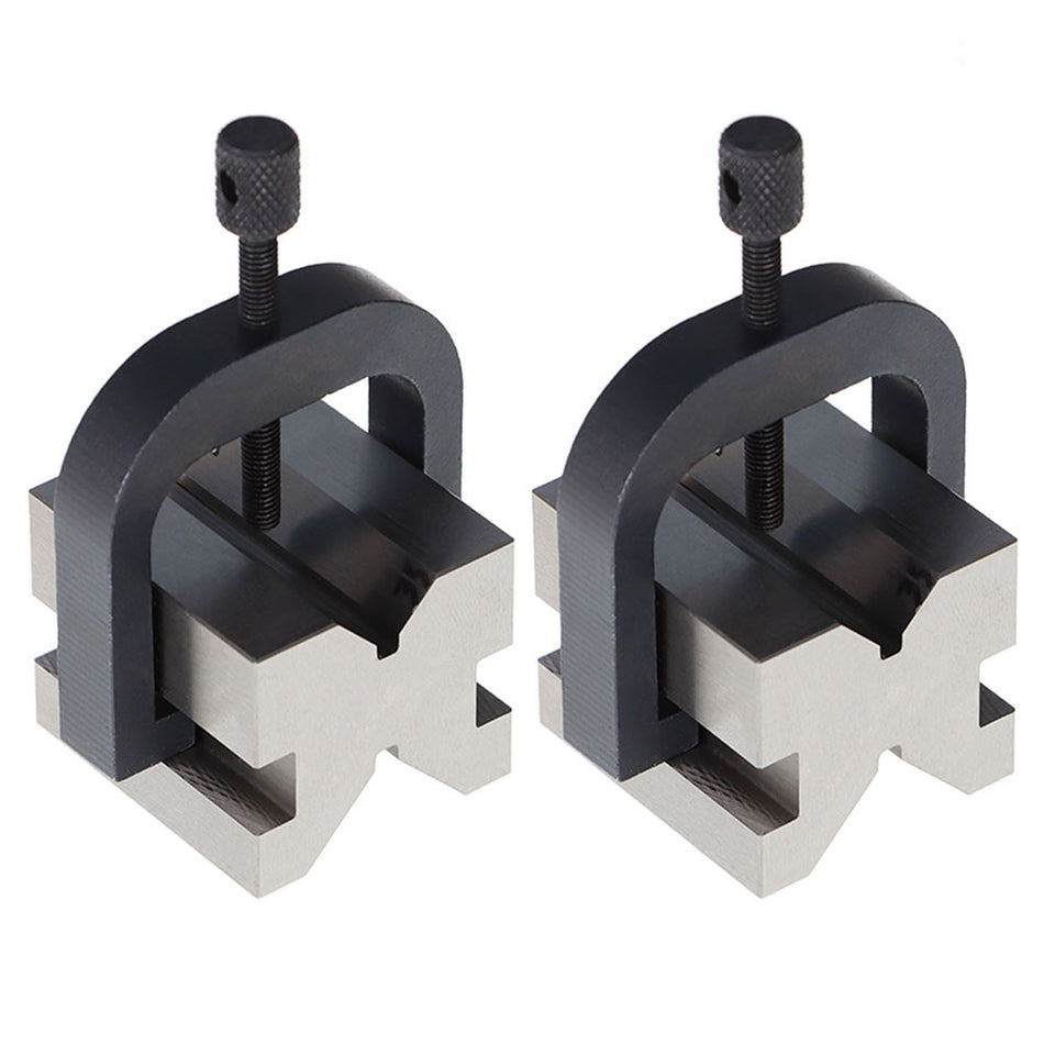 2PCS 1-3/8" x 1-5/8" x 1-3/4" Precision "V" Block Supplied in pairs