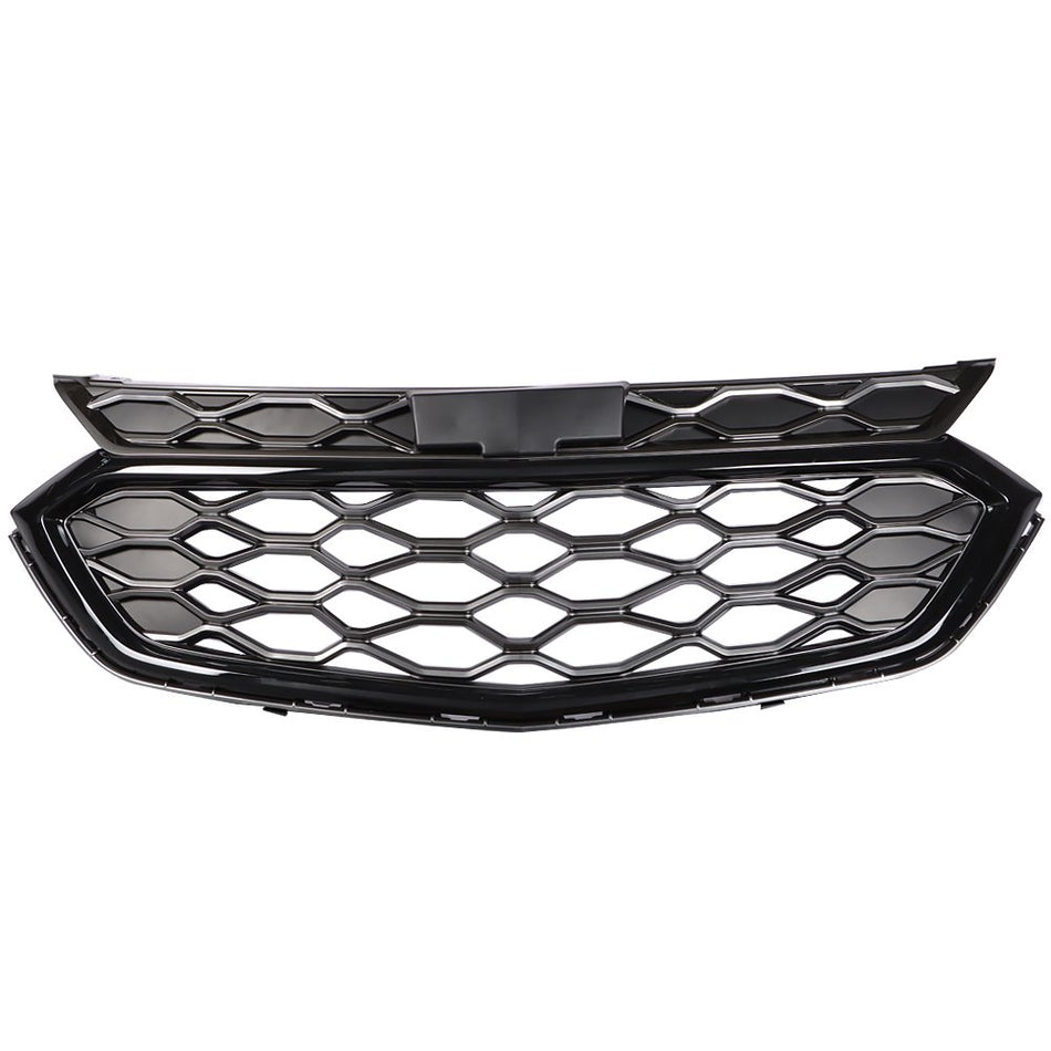 Labwork Front Bumper Upper Grille Mesh Sport For Chevrolet Equinox 18-20 Plastic
