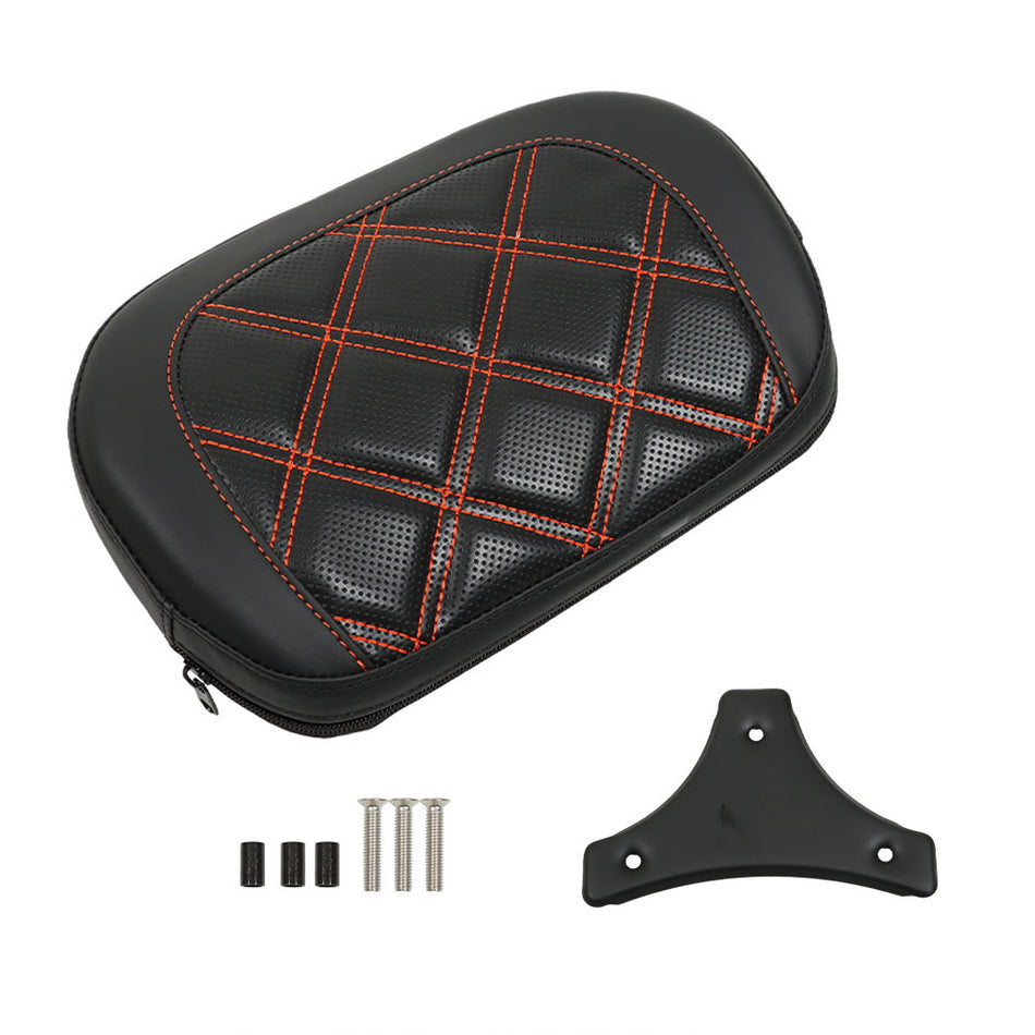 Passenger Sissy Bar Backrest Pad Fit For Touring CVO Street Glide FLHXSE 1996-up