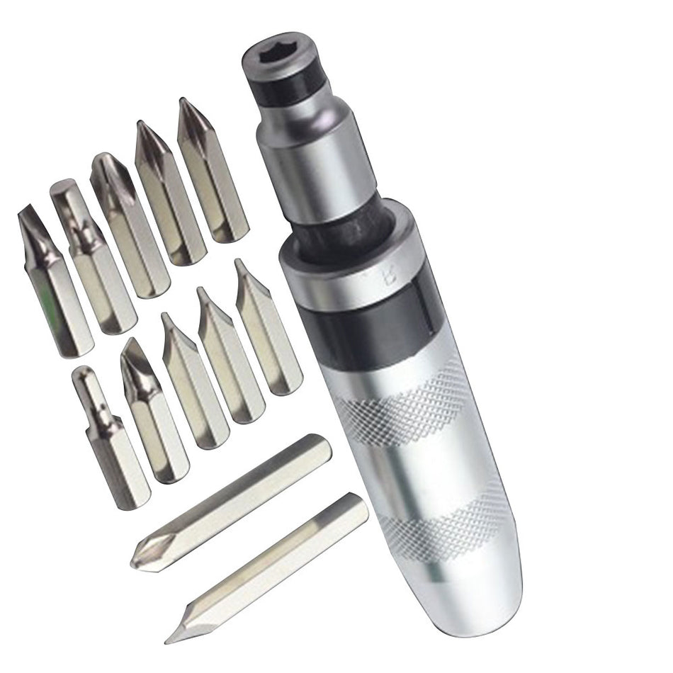 13 × 1/2" Drive Impact Driver Screwdriver Screw Bolt Remover Tightener Tool Set