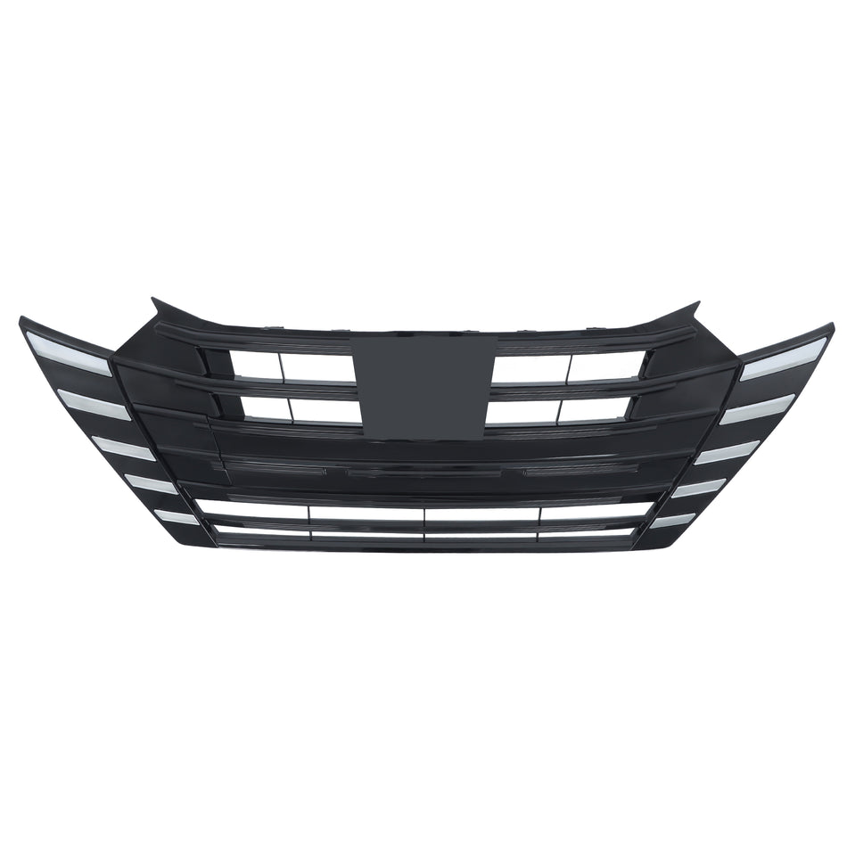 Labwork Front Bumper Grille Chrome & Black Plastic For 2023-2025 Nissan Versa