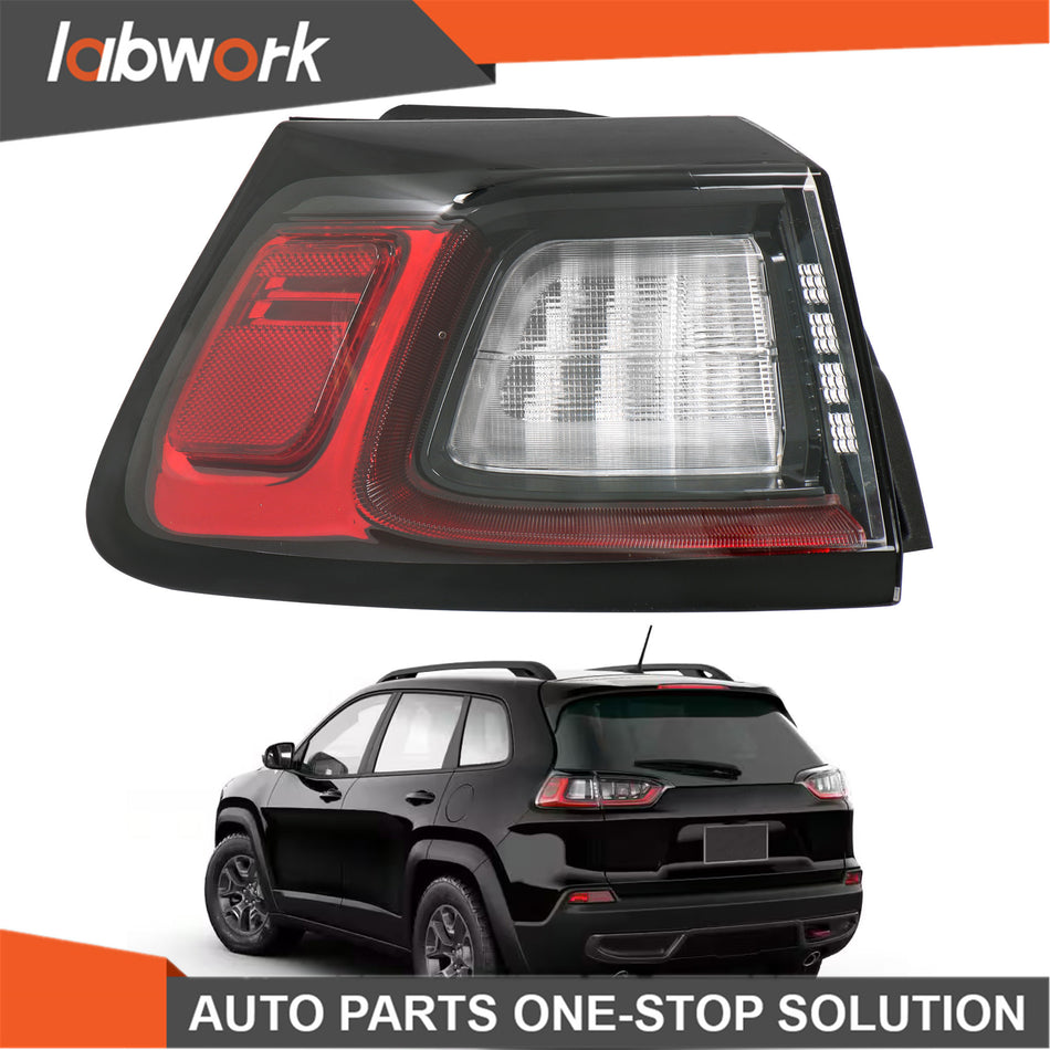 Labwork Tail Lights For Jeep Cherokee 2019-2021 LED Rear Outer Left Tail Lamps