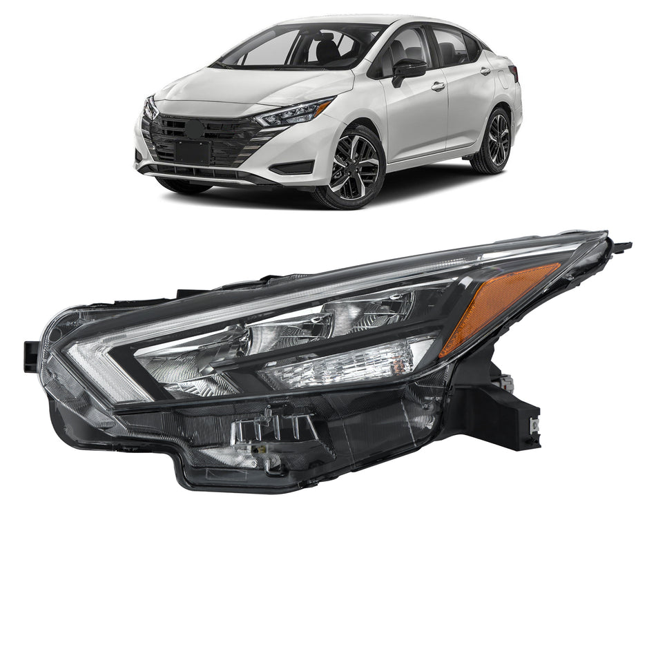 Labwork Left Headlight For 2020-2021 Nissan Versa Driver Side LH NI2502274