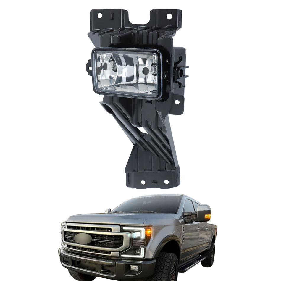 For 2020-2022 Ford F250 Super Duty Halogen Fog Light Lamp w/o Cover Left Side
