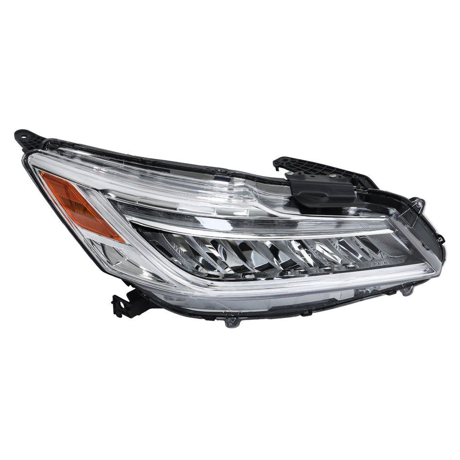 Labwork Right LED Headlight Headlamp Fit For Honda Accord Sedan 2016-2017 Chrome