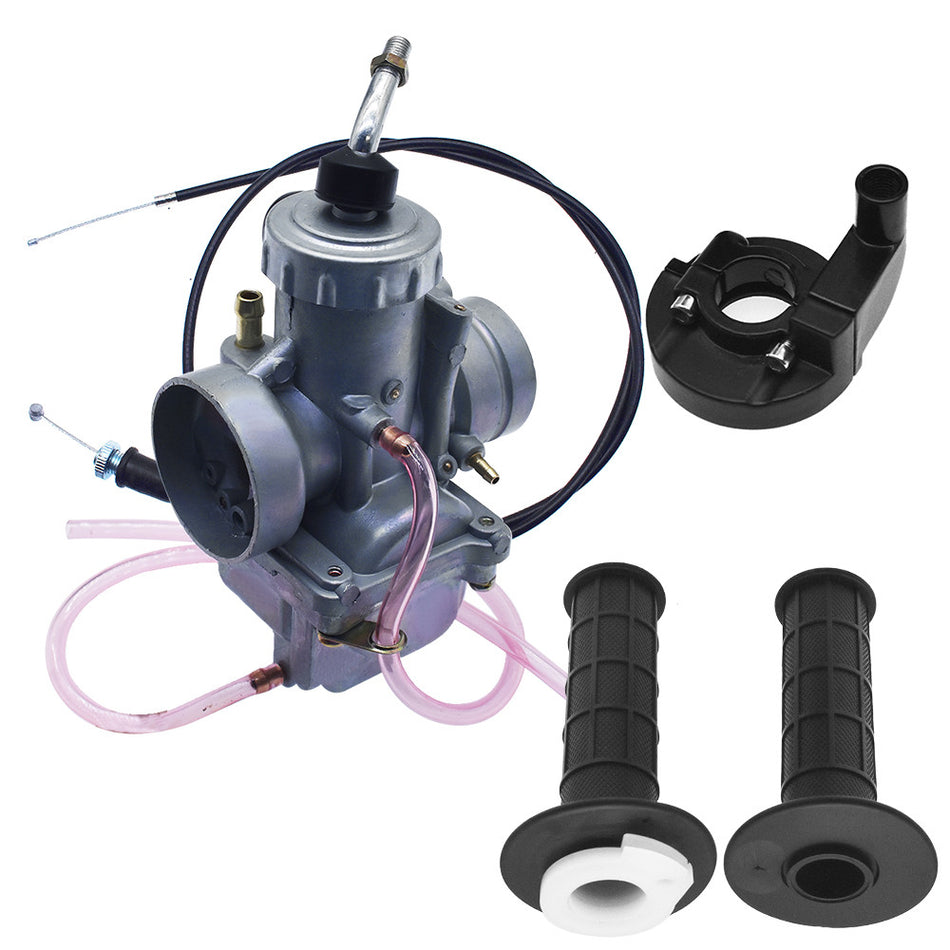 Carburetor & Handle Grip & Cable Fit For DT125 DT100 RT100 YZ80 YZ85 BW200