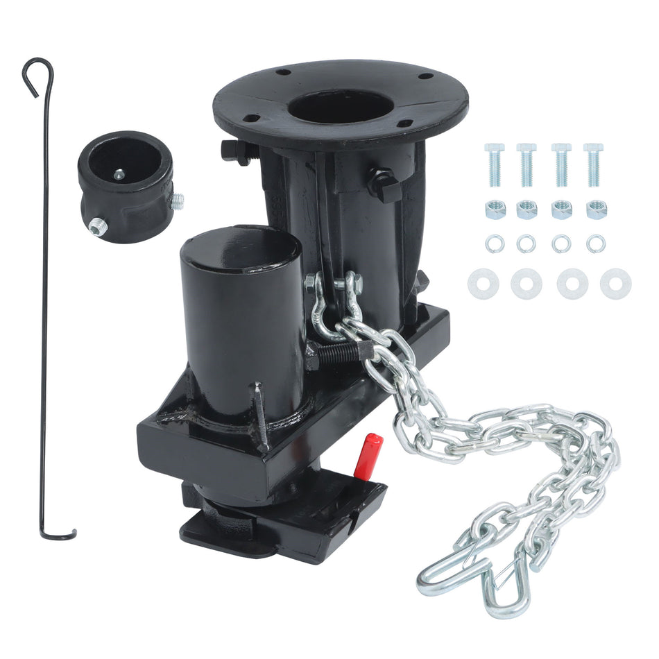 Labwork Fifth Wheel to Gooseneck Adapter W/7-1/2" Offset For RV C5G X 12''-16'