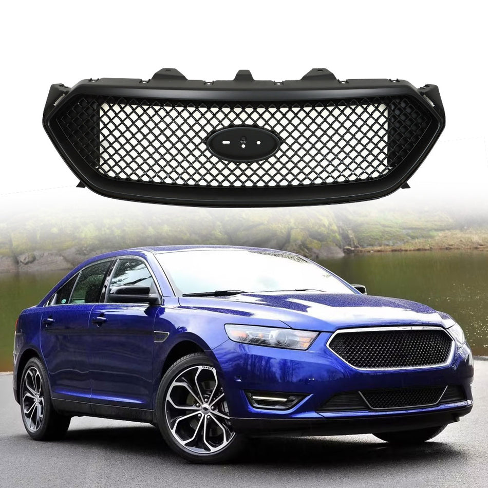Labwork Front Upper Grille For Ford Taurus SHO 13-18 Matte Black DG1Z-8200-DC