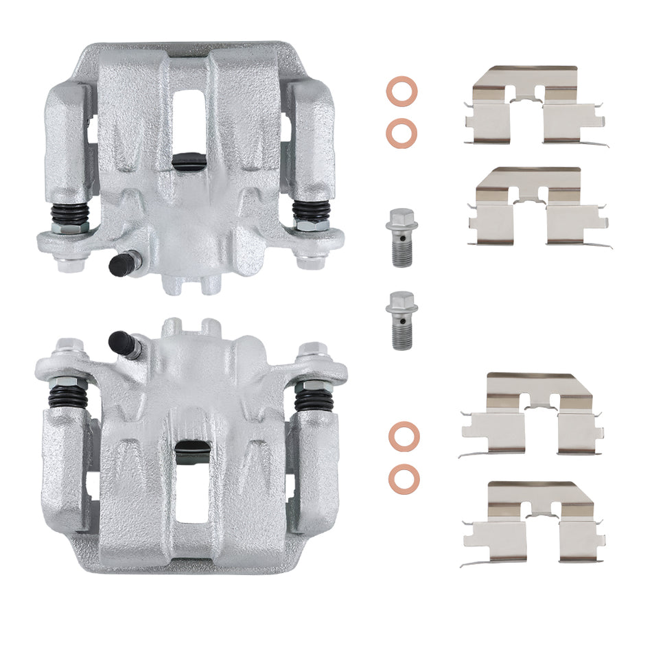 Labwork 2x Rear Disc Brake Caliper w/ Bracket For 2006-2014 Honda Ridgeline V6