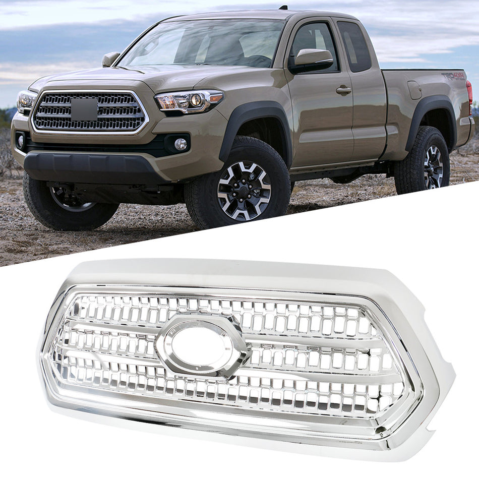 Labwork Front Bumper Upper Grille Assembly For Toyota Tacoma Pickup 2016-2022