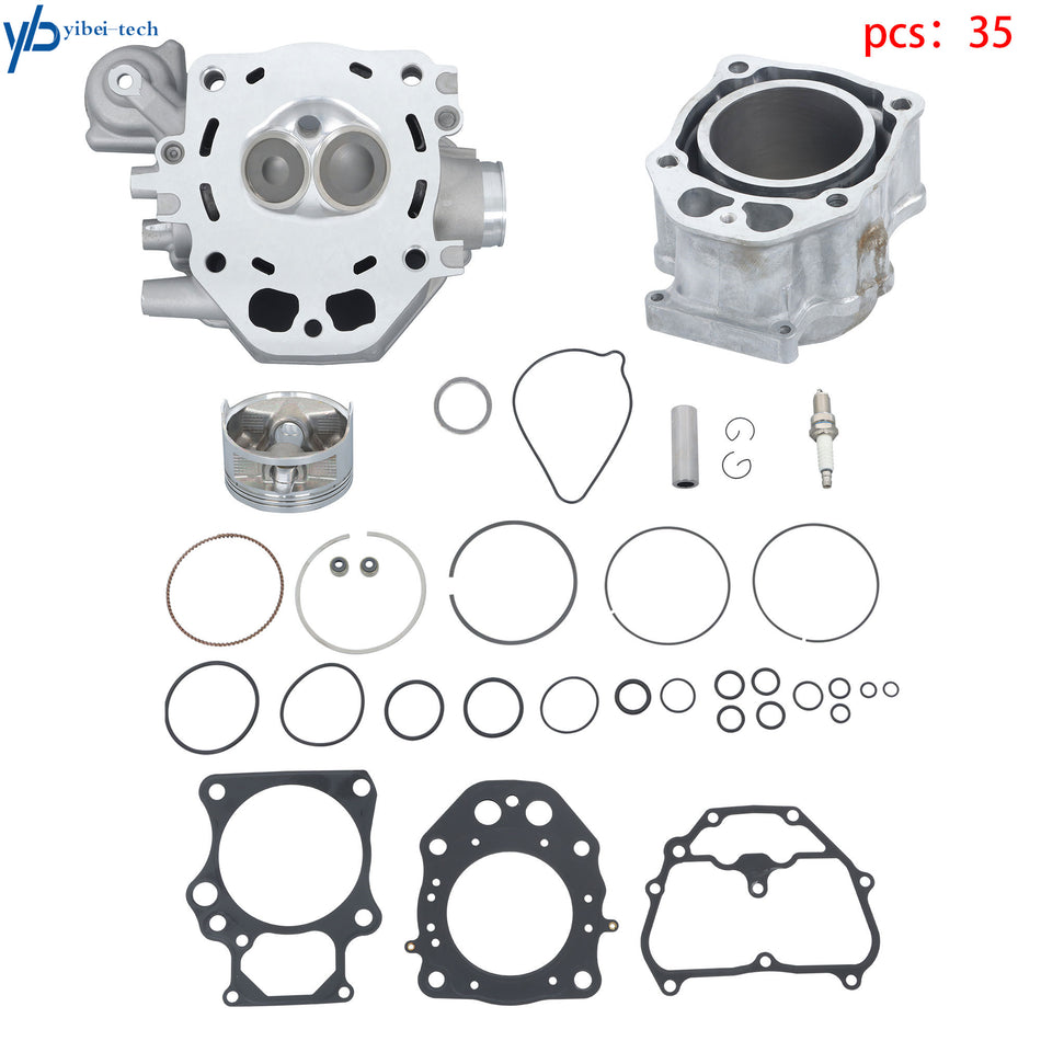 Cylinder Rebuild Kit/Cylinder Head + Medium Repair Kit For Honda TRX420 2009-24