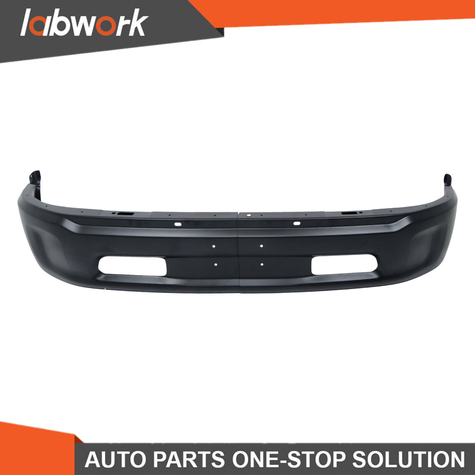 Labwork Front Bumper For RAM 1500 2013-2018/Classic 2019-2023 Black W/o Holes