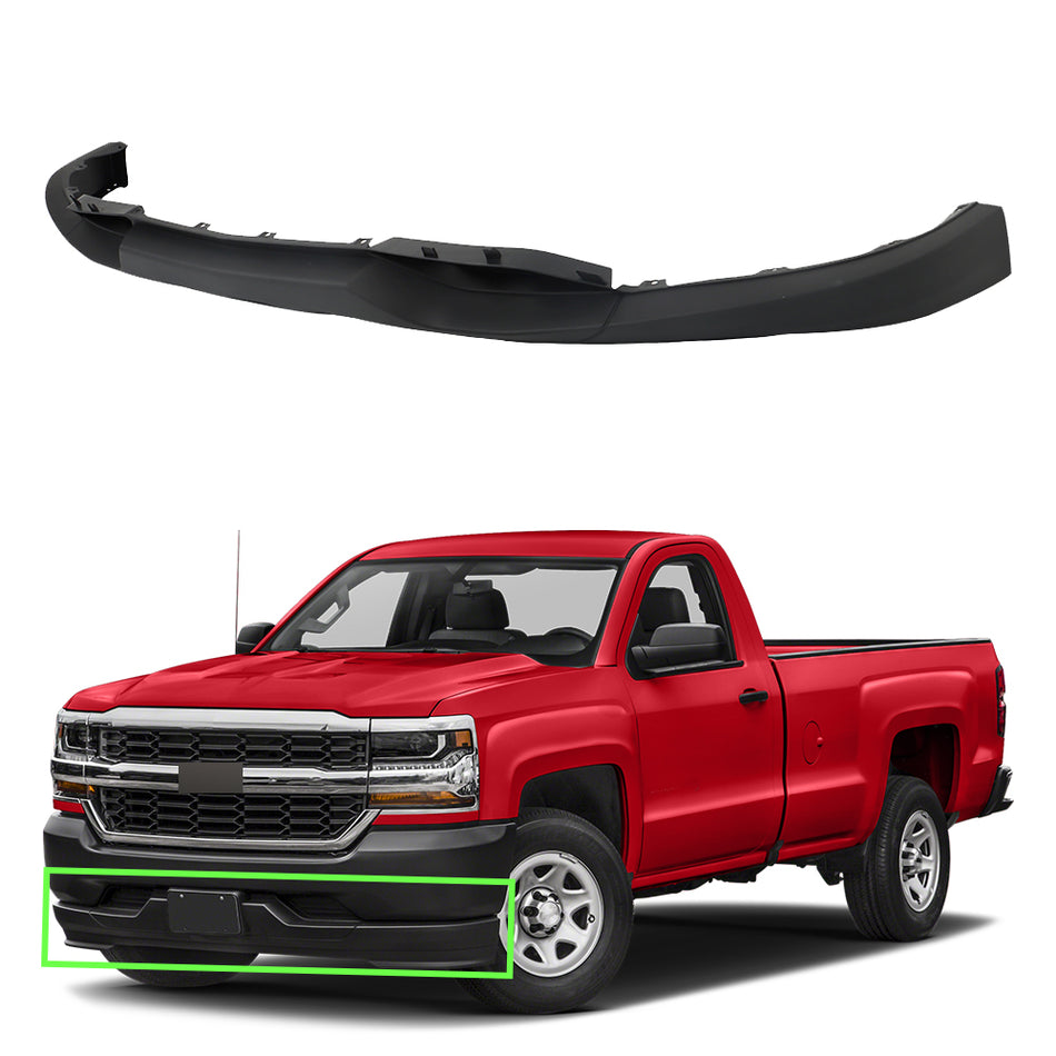 Labwork Front Bumper Valance For Silverado 1500 2016-2018 W/Tow Hooks 84029800