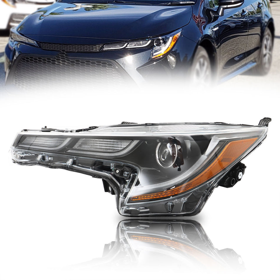 Labwork Left Headlight For 2020-22 Toyota Corolla SE XLE XSE Projector LED Type