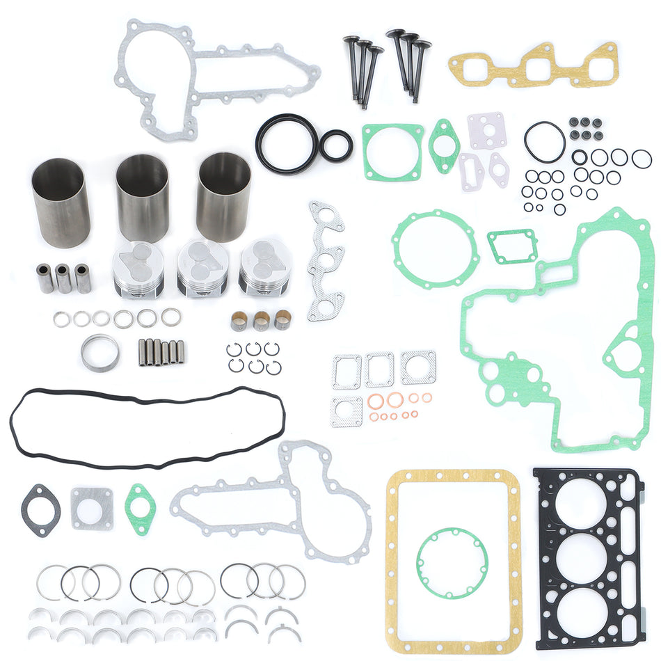 D1703 D1703E Engine Overhaul Rebuild Kit For Kubota Tractor KL310 L3410DT KL265