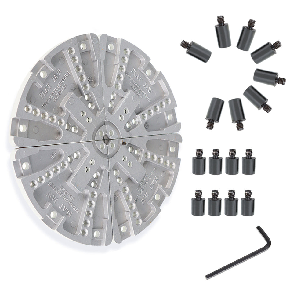 8-1/4" Jumbo Jaws Set Wood Lathe Chucks Turn Bowls Plates 10" Swing Or Larger