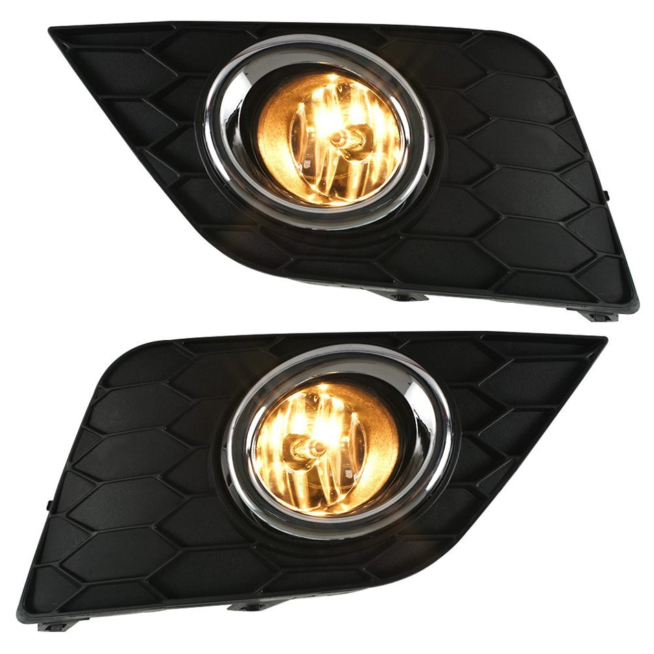 Labwork Right+Left Bumper Fog Lights For Nissan Sentra 2016-2019 Wiring Switch