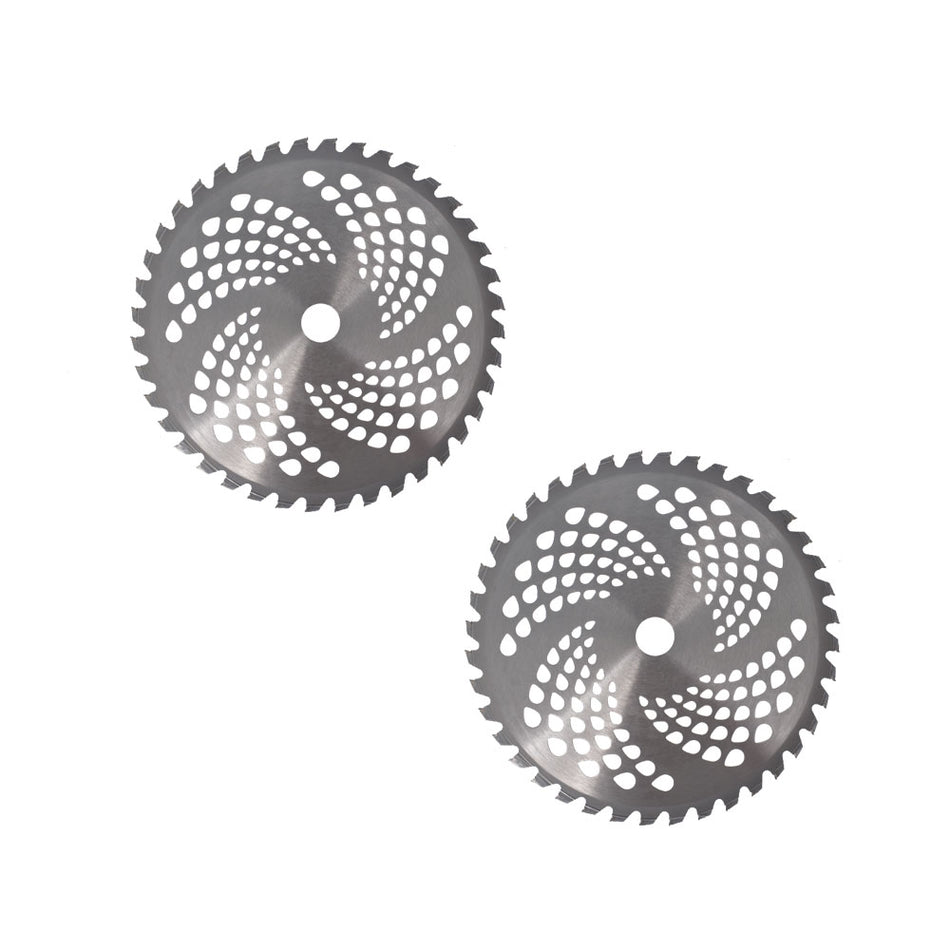 2 Pack 10 Inch Carbide Tip Brush Blades Suitable For Cutter Trimmer Weed Eater