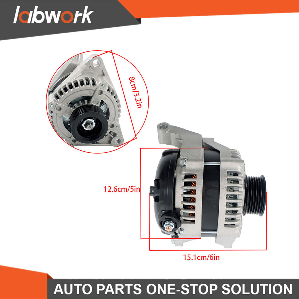 Labwork Alternator 160A For Jeep Liberty 2007-2010 & Dodge Ram 1500 & Chrysler