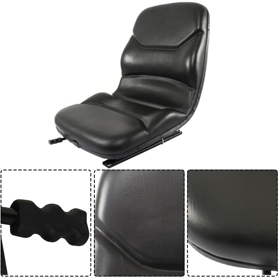Black Seat For Case Backhoe Loader 580E 580D 580L 580M 580CSkid Steer Loader