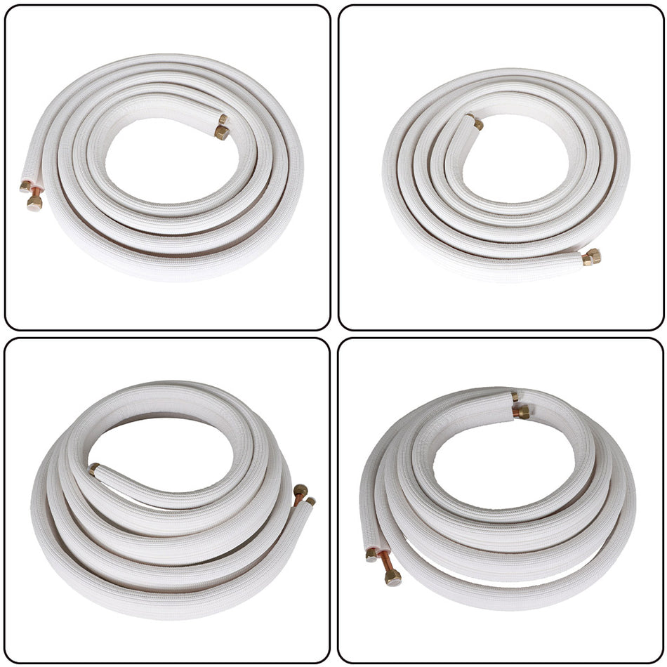 One 16 Feet Install Kit Fit 1/4" - 1/2" Dia. For Mini Split Heat Pump Systems