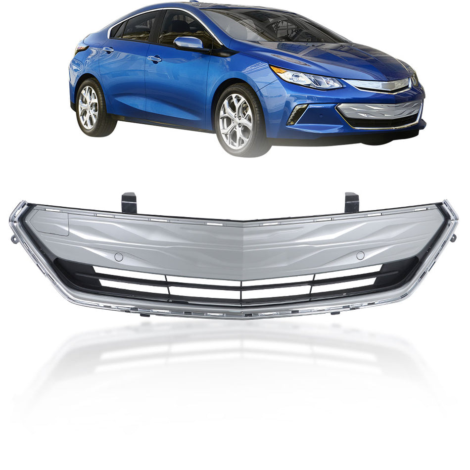 Labwork Bumper Front Grille Plastic Grill Lower For 2016-2019 Chevrolet Volt LT