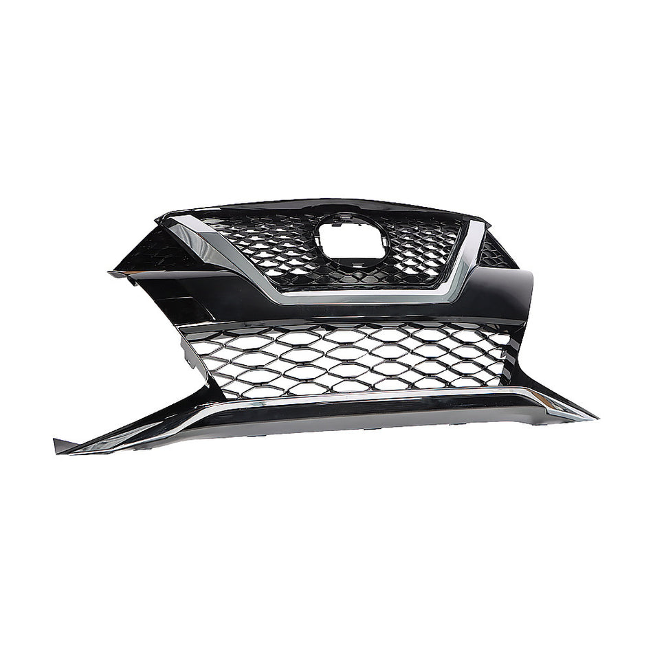 Labwork Front Bumper Grille Assembly For Nissan Maxima 2019-2021 W/Chrome Trim