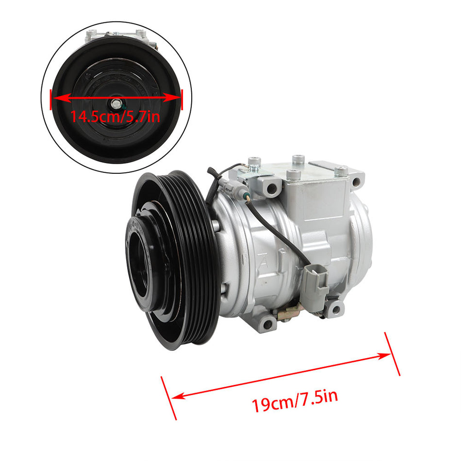 Labwork Air Conditioning Compre For 1998-2002 Toyota Corolla Sedan With Clutch