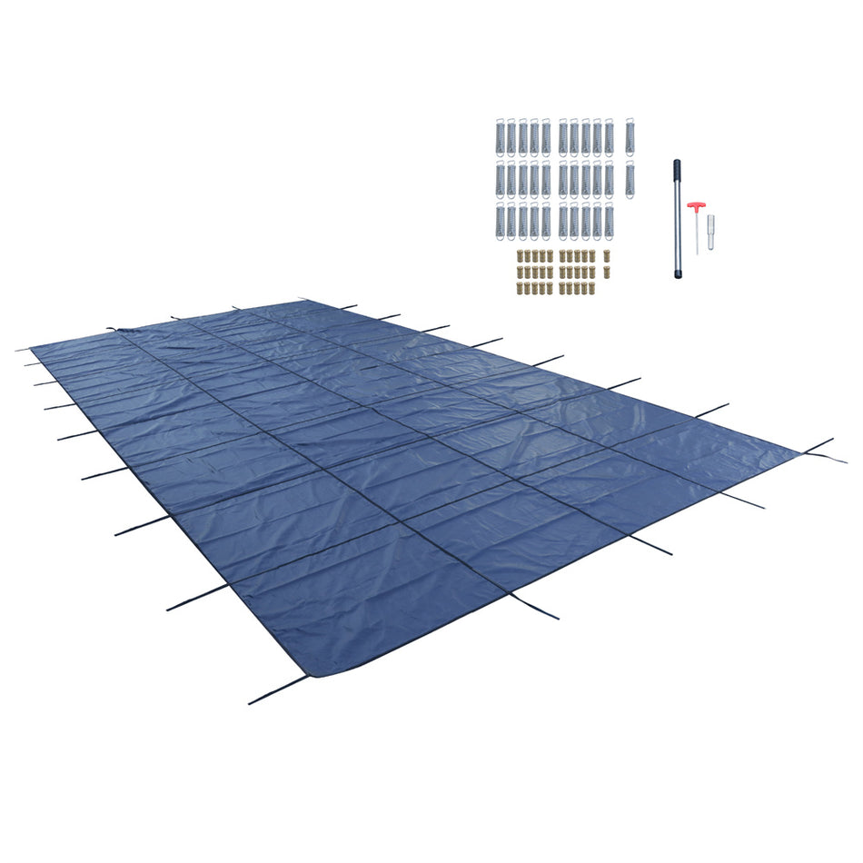 Pool Safety Cover Fits For 25x45ft Rectangle Inground Pools Safety Pool Cover