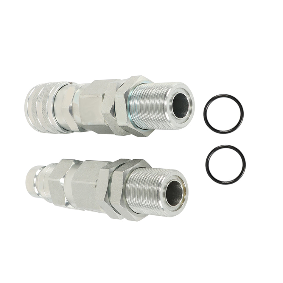 Hyd.Quick-Connect Coupler KV13884 AT312877 For John Deere 35G 50C 260 325 CT332