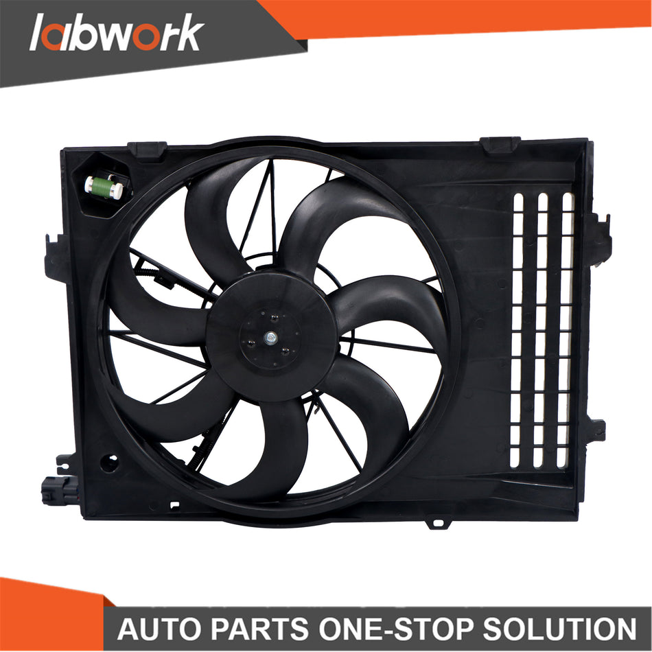 labwork Radiator Cooling Fan Assembly For Kia Sportage For Hyundai Tucson 05-09